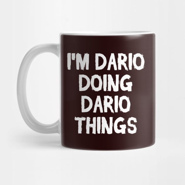 I'm Dario doing Dario things by hoopoe